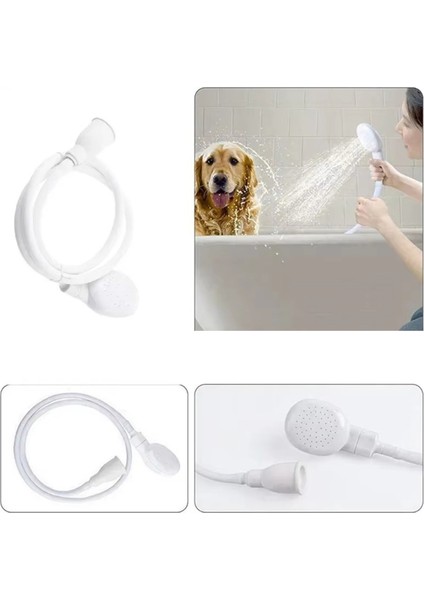 Çok Işlevli Musluk Duş Başlığı Drenaj Filtresi Hortum Lavabo Şampuan Uzatıcı Banyo Evcil Hayvan Banyo Temizleyici B (Yurt Dışından) fırsatları