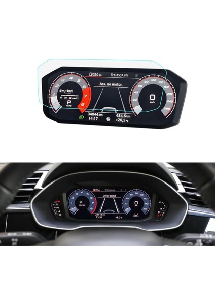 Audi Q3 10.25 Inç Ekran Koruyucu Dijital Gösterge Nano modelleri