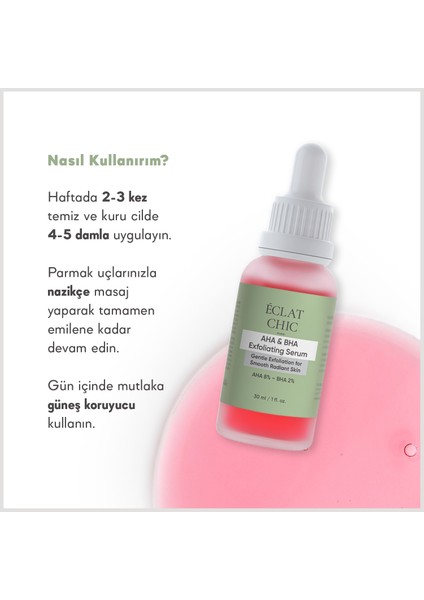 Cilt Tazeleyici Ve Canlandırıcı Set (AHA & BHA EXFOLİATİNG SERUM COLLAGEN SERUM 10%)