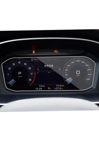 Audi Q3 10.25 Inç Mat Ekran Koruyucu Dijital Gösterge modelleri