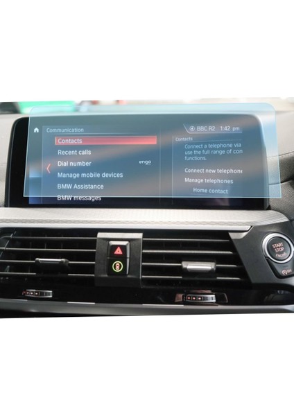 Bmw X3 12.3 Inç Ekran Koruyucu Multimedya Parlak Nano