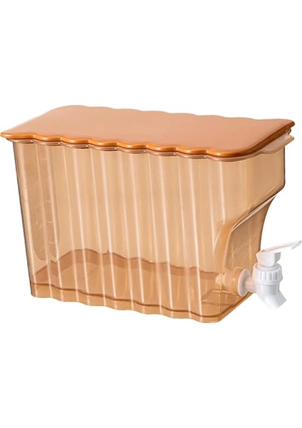 Soğuk Su Isıtıcısı Musluklu Mühürlü Ev Meyve Suyu Şişesi Buzdolabı Meyve Çayı Çiçek Portakal (Yurt Dışından)