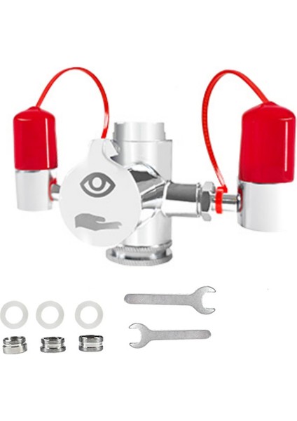 Kapaklı Musluk Üstü Göz Yıkama Istasyonu, Lavabo Bağlantı Laboratuvarı Için Güvenilir Ilk Yardım Acil Göz Yıkama Ünitesi, Fabrika (Yurt Dışından)