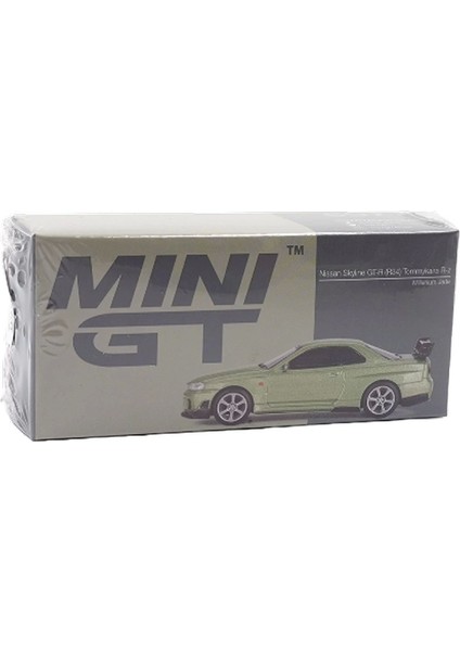 1:64 Diecast Nissan Skyline GT-R34 Tommy Kaira R-Z Millenium Jade Mini Gt Model Araba