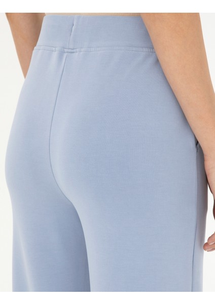 Kadın Mavı Loose Fit Eşofman Altı 50284727-VR249