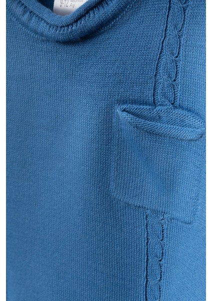 Cepli Örgü Şeritli Şapkalı Triko Takım 4034 fiyatları