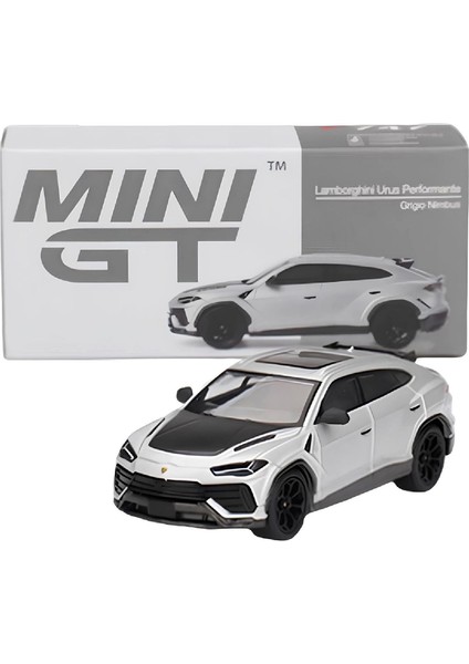 1:64 Diecast Lamborghini Urus Performante Grigio Nimbus Model Araba