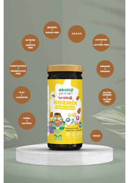 Organik Kozmix -Kozalak Suyu,hurma Konsatresi,dut Pekmezi- 290 gr fiyatları