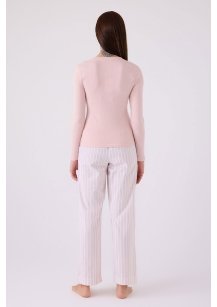 3120 Kadın Uzun Kol Pijama Takım modelleri