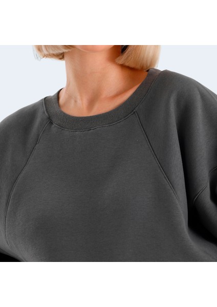 VIA Kadın Sweatshirt Koyu Gri indirimleri
