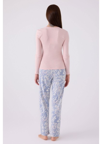 3121 Kadın Uzun Kol Pijama Takım modelleri