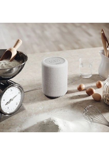 G10 Multiroom Speaker (Light Grey) Google Asistan Destekli Multiroom Hoparlör Açık Gri