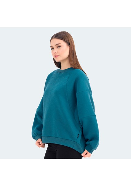 VIA Kadın Sweatshirt Petrol