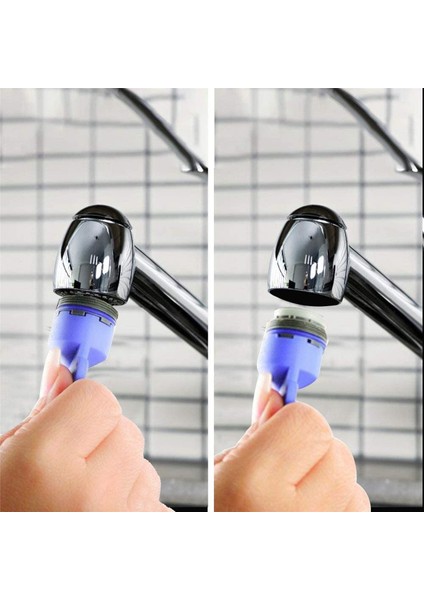 1.2gpm Musluk Yedek Parçası Filtre Ekleme, Kısıtlayıcı Havalandırıcı, 16.5mm, 8 Paket (Mavi+Siyah) (Yurt Dışından) fırsatları