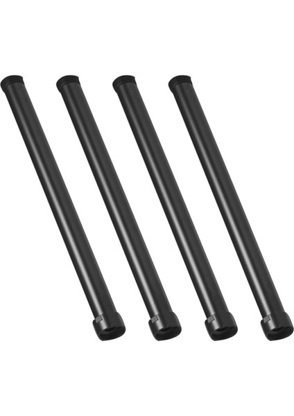 4x Siyah Duş Uzatma Borusu 30CM Uzunluk Mikser Pirinç Borular Banyo (Yurt Dışından)