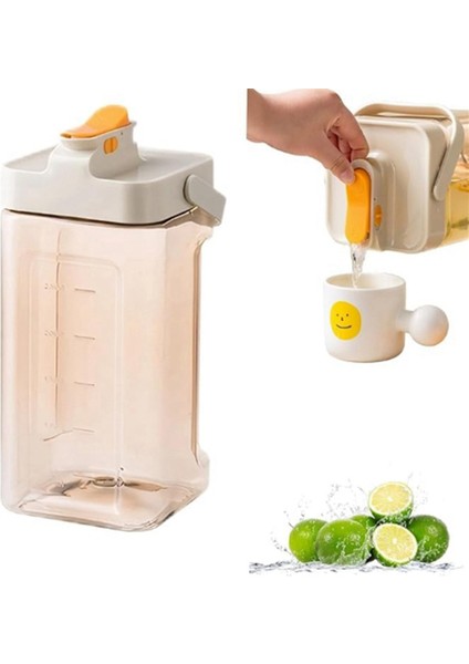 Musluklu Yazlık Içecek Dağıtıcısı, Büyük Kapasiteli Meyve Suyu Dağıtıcısı, Soğuk Su Isıtıcısı Musluğu, Gösterildiği Gibi 3,5 L (Yurt Dışından)