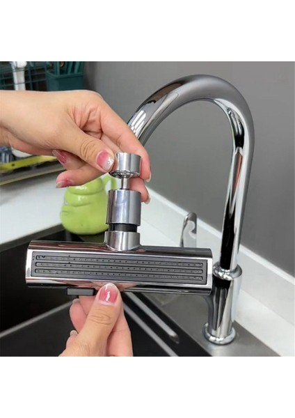 4 Mod Şelale Banyo Musluğu Uzatıcıları 360° Musluk Akışı Püskürtücü Yağmur Lavabo Bataryası Musluk Uzatma Uzatması (Yurt Dışından) modelleri