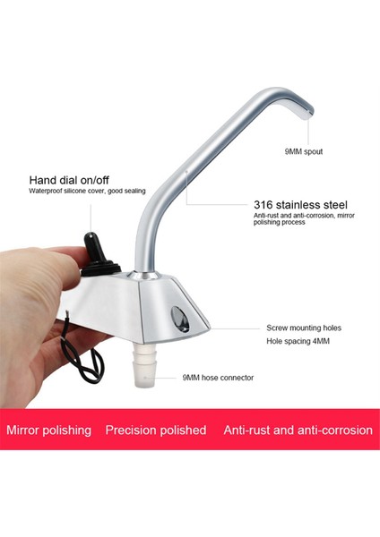 Musluk Tek Delikli Su Musluğu Musluk Rv Deniz Mutfak Lavabo Karavan Tam 360 Derece DönebilMusluklar (Yurt Dışından) modelleri