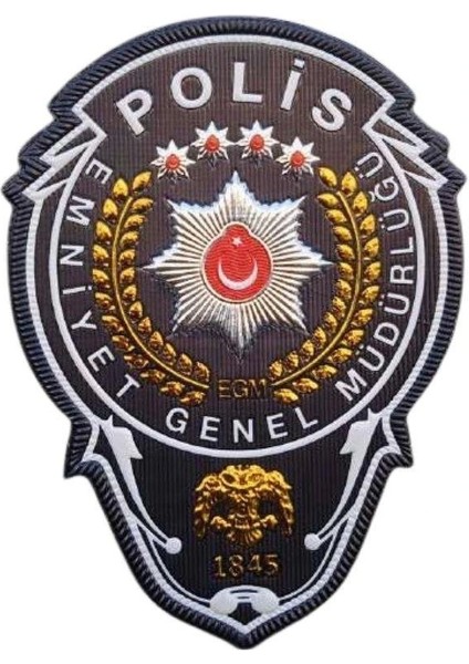 Polis Göğüs Arması Yeni 3 Boyutlu