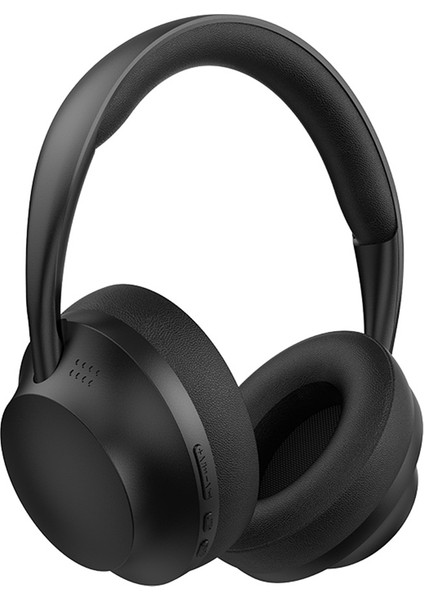 P7235 Kulak Üstü Bluetooth 5.1 Kulaklık Hd Ses Kulaklık Desteği Tf Kart, 3,5 mm Aux-Siyah (Yurt Dışından)