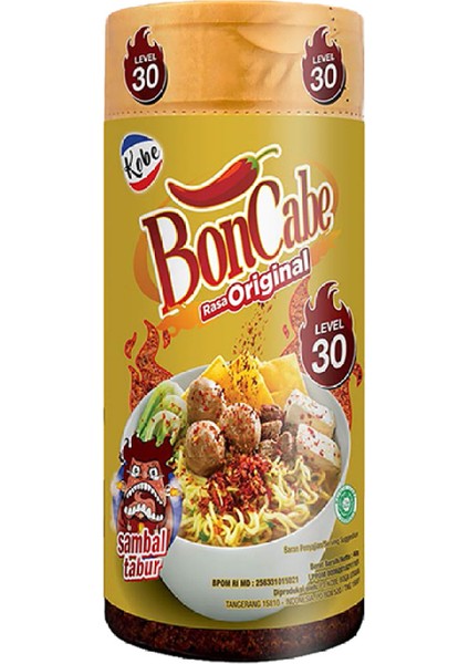 Boncabe Rasa Orginal Level 30 40GR 1 Adet