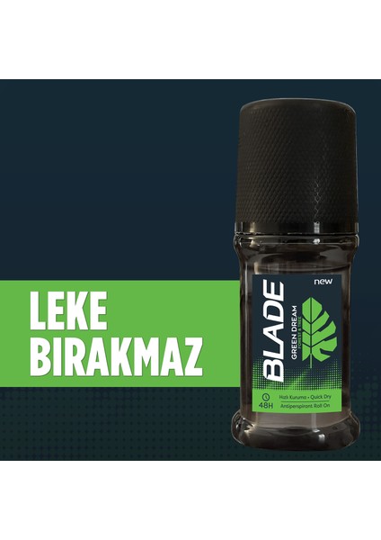 Erkek Roll On 50 ml 3'lü Tanışma Seti (Marine,green,cool)