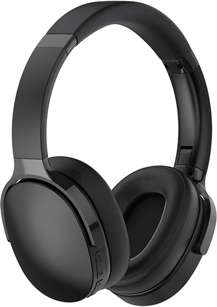 VJE907 Kulak Üstü Kulaklık Kablosuz Bluetooth Oyun Kulaklığı Bas Ses Kulaklık-Siyah (Yurt Dışından)