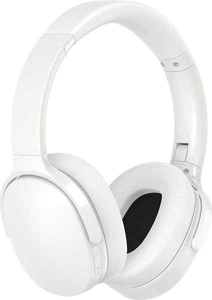 VJE907 Kulak Üstü Kulaklık Kablosuz Bluetooth Oyun Kulaklığı Bas Ses Kulaklık-Beyaz (Yurt Dışından)