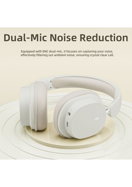 Sy-T2 Kablosuz Kulak Üstü Bluetooth Kulaklık Dahili Mikrofonlu Katlanabilir Gürültü Önleyici Kulaklık-Pembe (Yurt Dışından)