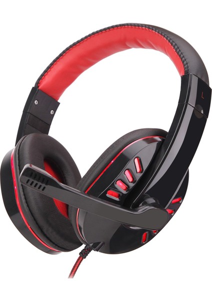 SY755MV Aydınlık Oyun Kulaklık Mikrofonlu Kulak Üstü Oyun Kulaklığı Pc Gamer 3.5mm Kulaklık Gürültü Engelleme Ps4 Xbox Dizüstü Bilgisayar ile Uyumlu (Yurt Dışından) fiyatları
