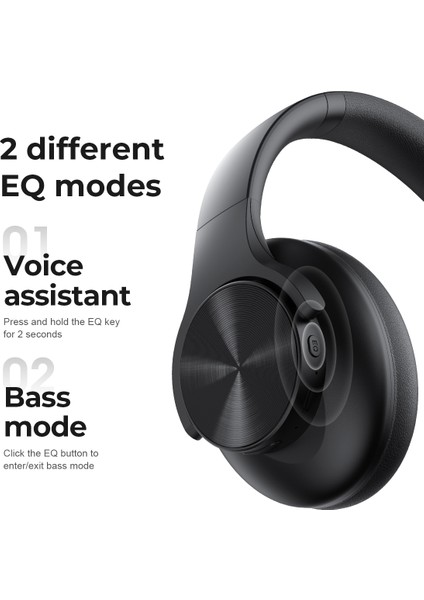 Lenovo Erazer G50 Kablosuz Bluetooth Stereo Kulaklık Kulak Üstü Katlanabilir Müzik Kulaklığı-Siyah (Yurt Dışından)