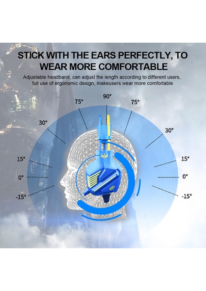 Ovleng GT61 Kulak Üstü Aydınlatmalı Oyun Kulaklığı Hifi Ses 3,5 mm Aux+Usb Kablosu Gürültü Azaltma Mikrofonlu Kablolu Kulaklık-Siyah/kırmızı (Yurt Dışından)