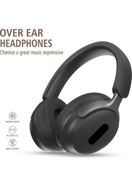 Akz-25 Bluetooth 5.3 Kulak Üstü Kulaklıklar Cep Telefonu Pc Dizüstü Bilgisayar Için 100 Saat Bekleme Kablosuz Kulaklık-Pembe (Yurt Dışından)