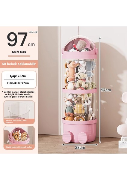 Yükseltilmiş Peluş Bebek Şeffaf Oyuncak Depolama Tüpü (Yurt Dışından) fiyatları