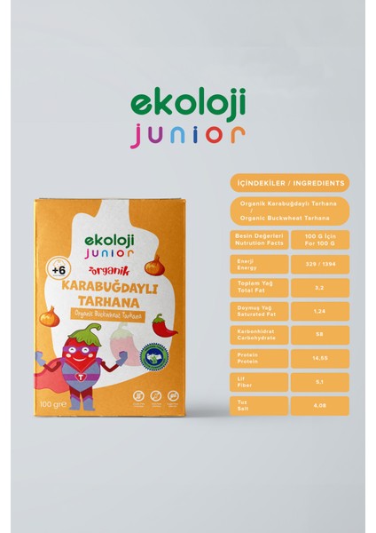 Organik Glutensiz Bebek Tarhanası 100 gr fiyatları