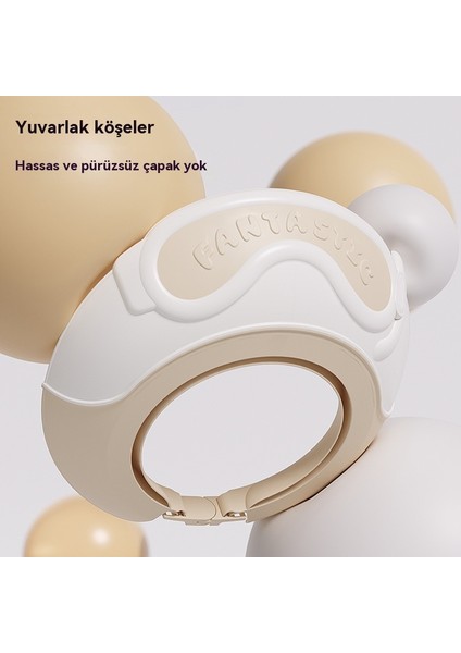 Duş Kapağı Su Geçirmez Şampuan Kapağı Göz ve Kulak Koruması Çocuk Duş Kapağı Karikatür Bebek Şampuan Kapağı Bebek Şampuan Kapağı (Yurt Dışından)