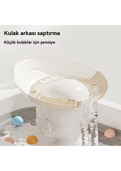 Duş Kapağı Su Geçirmez Şampuan Kapağı Göz ve Kulak Koruması Çocuk Duş Kapağı Karikatür Bebek Şampuan Kapağı Bebek Şampuan Kapağı (Yurt Dışından)