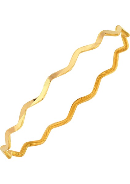 22 Ayar 12 Gr Zigzag Ajda Bilezik - BZK193