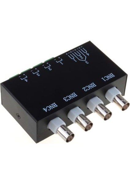 2 Adet 1 Çift SJX-140B 4 Kanal Passive Video Balun Bnc To Utp RJ45 2 Li Ahd Kameralar İçin