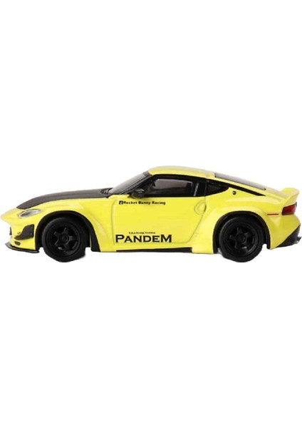 1:64 Diecast Nissan Z Pandem Ikazuchi Yellow Model Araba