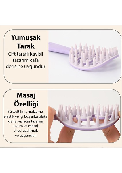 Tüm Saç Tipleri Için Saç Derisi Masaj ve Yumusak Yikama Taragi indirimleri