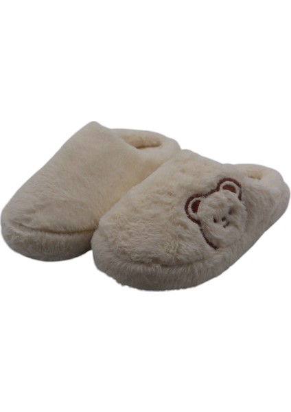 Kadın Beyaz Ev Terliği, Ses Yapmaz Kalın Taban fiyatları