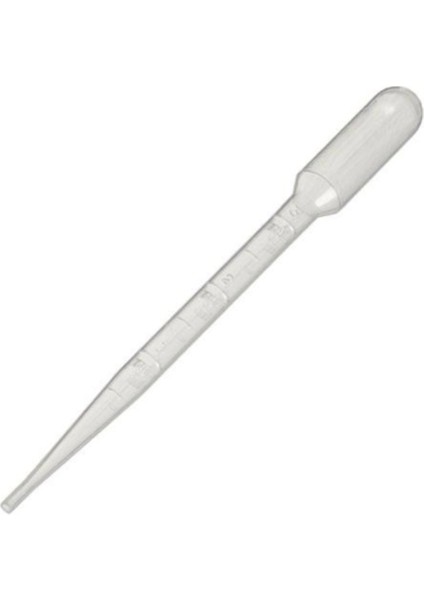 Pastör Pipet Plastik Damlalık Pipet 3 ml 50 Adet / Pakette