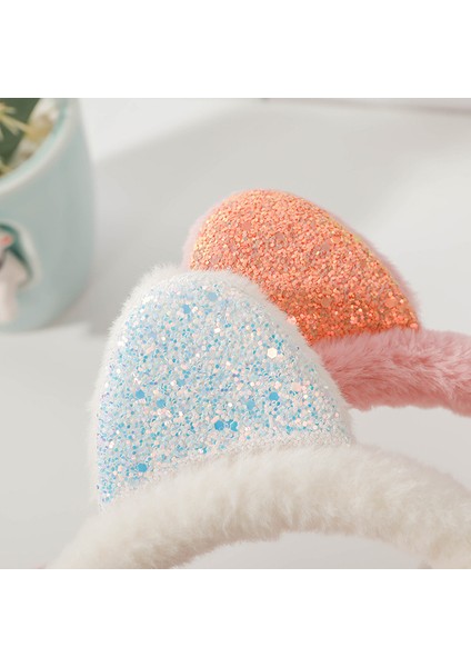 Payetli Kedi Kulaklı Çocuk Sıcak Kulak Manşonları Modelleme Peluş Kulak Manşonları Kış Soğuk Öğrenciler Kulak Örtüsü Sıcaklık (Yurt Dışından) fiyatları