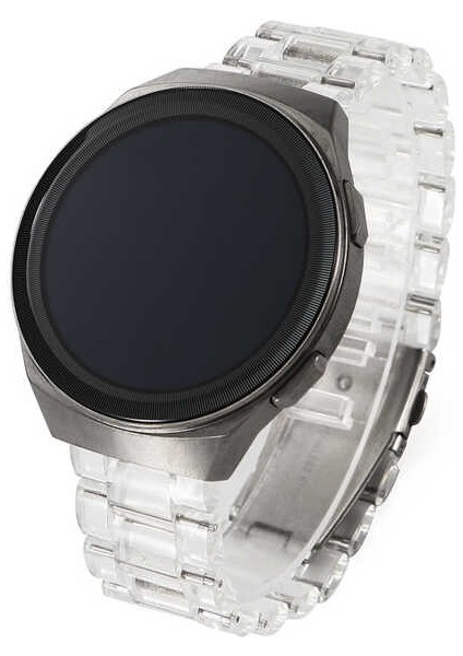 Huawei Gt2 46MM Uyumlu Krd-27 22MM Kordon Zore - Sarı