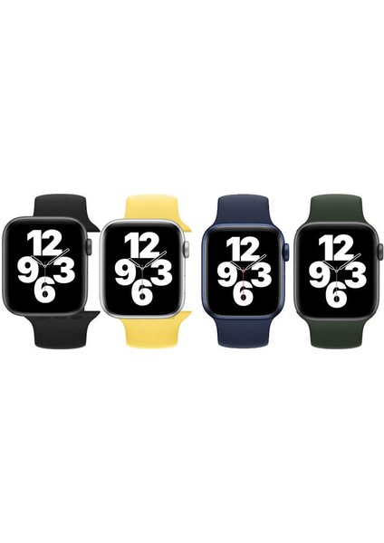 Watch Ultra 49MM Kordon Uyumlu Krd-31 Solo Loop Large Strap Kayış Zore - Gri