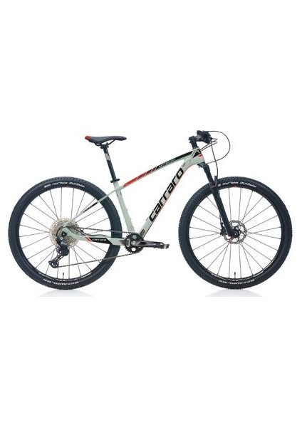 29 Carraro Setteguadı 9.1 Karbon 525H Deore 12-V Hd Çımento Grısı-Kırmızı-Sıyah