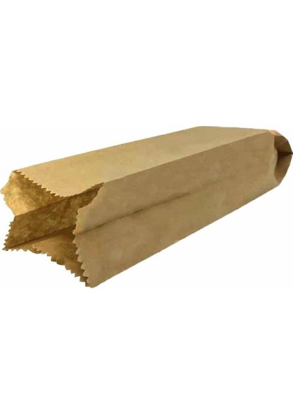 Kraft Baget Dürüm Şemua Kese Kağıdı - 8 x 28 Cm. - 1.5 Kg. - Ortalama 390 Adet