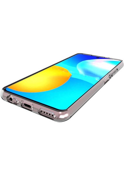 Storepgs Huawei P Smart 2021 Kılıf Süper Silikon Kapak-Renksiz