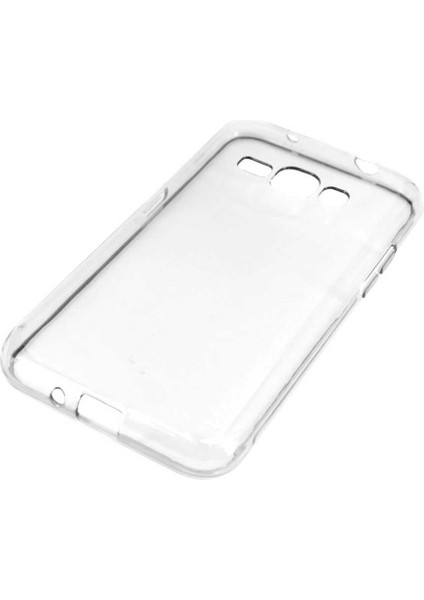 Storepgs Galaxy J2 Prime Kılıf Süper Silikon Kapak-Renksiz